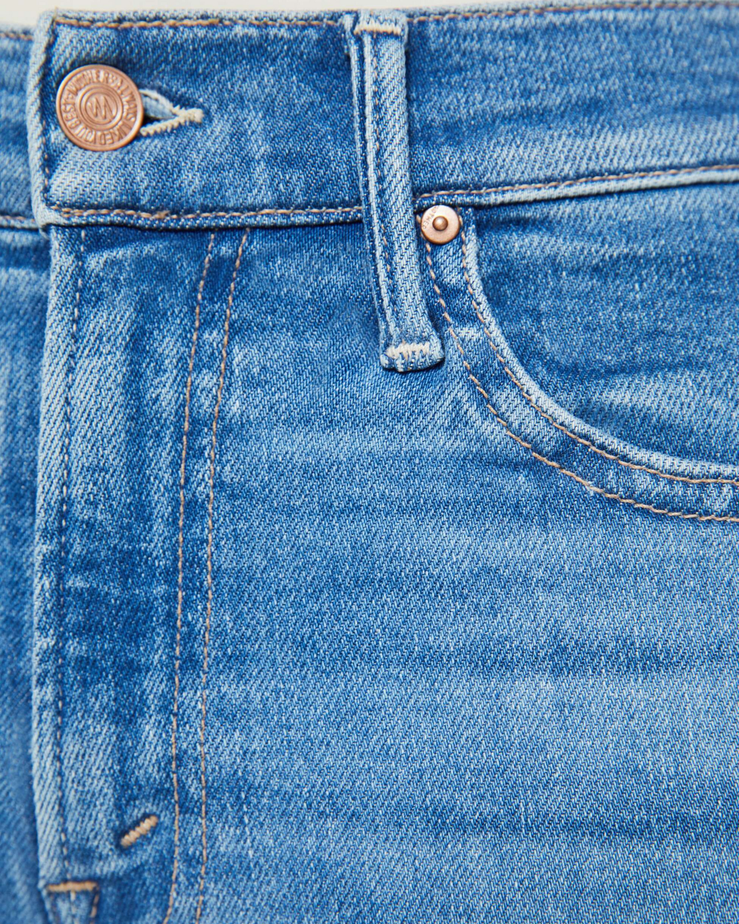 Lil Insider Step Crop Fray by Mother