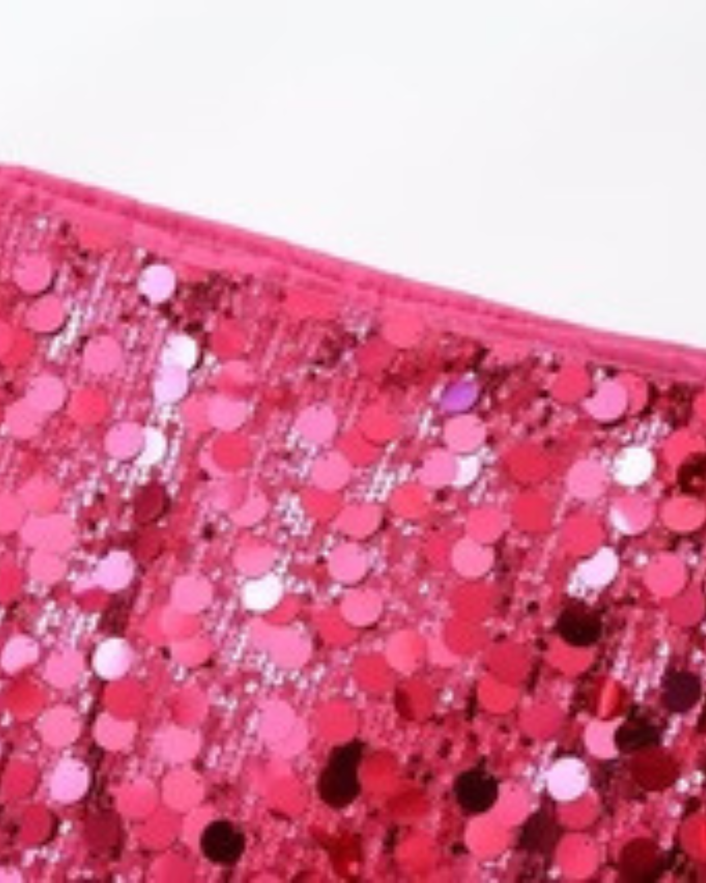 Sequin Skirt / Hot Pink