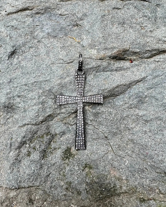 Cross Pave Pendant by Ilissa Michele Jewelry