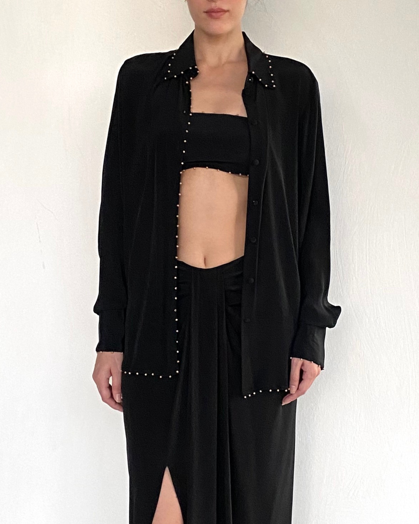 Oversized Shirt by Hemant & Nandita / Black
