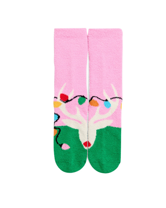 Reindeer Tall Socks by Shiraleah
