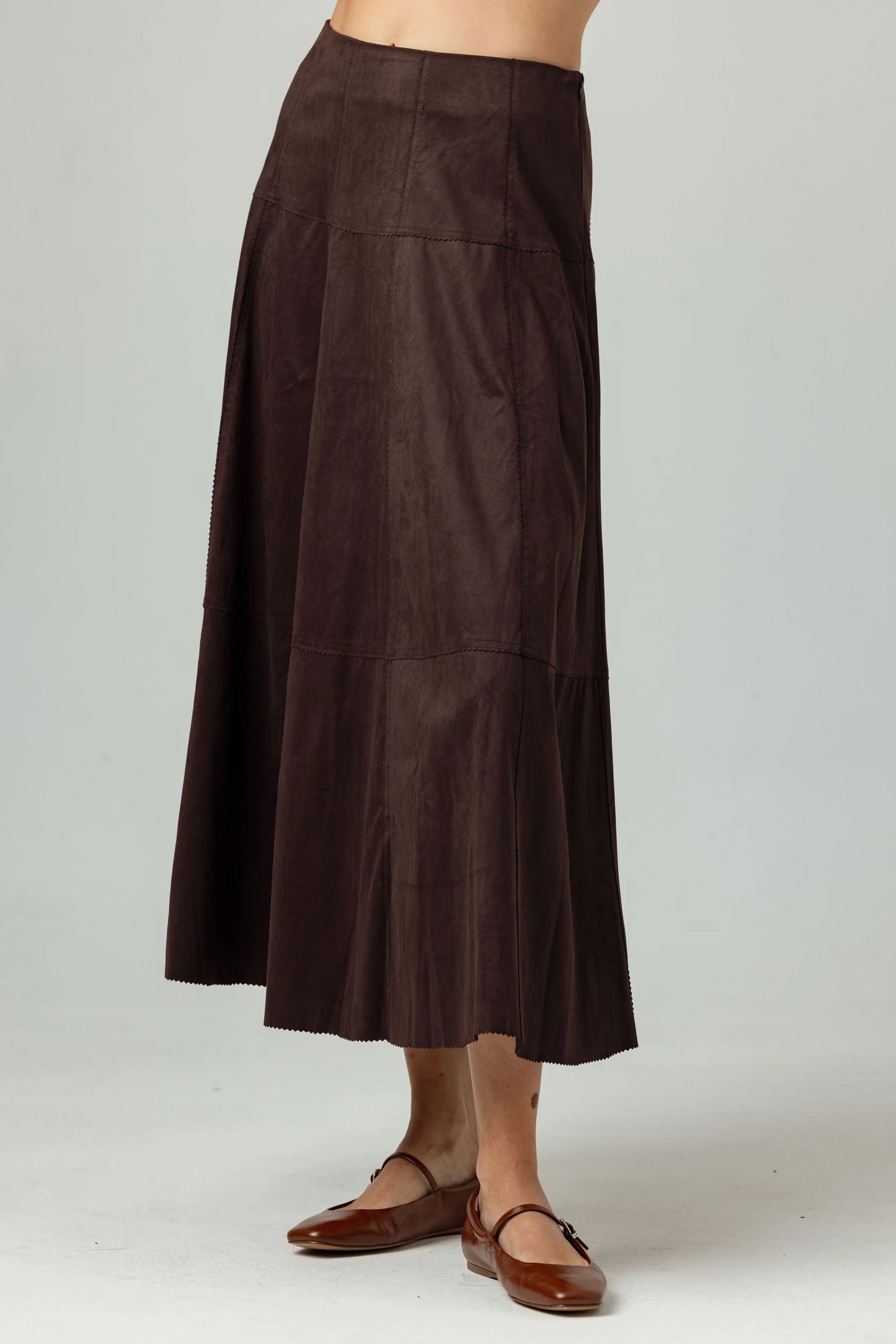 Ansel Skirt-Umber