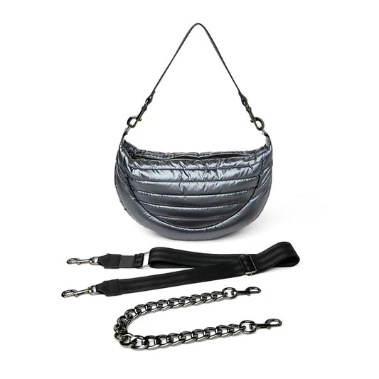 Elton Hobo Pearl Gray