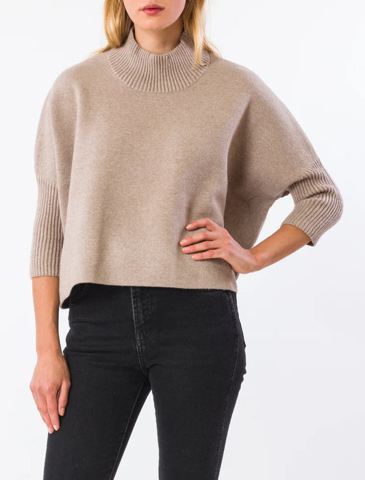 Aja Sweater-Lt. Taupe