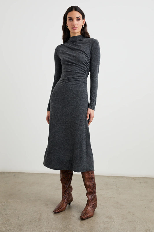 Margaret Dress- Charcoal