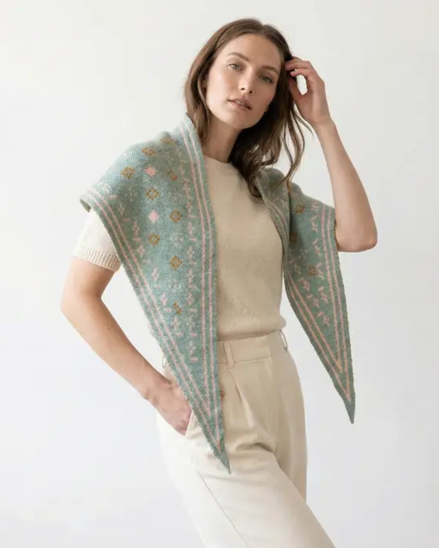 Scarf by Saachi / Light Blue