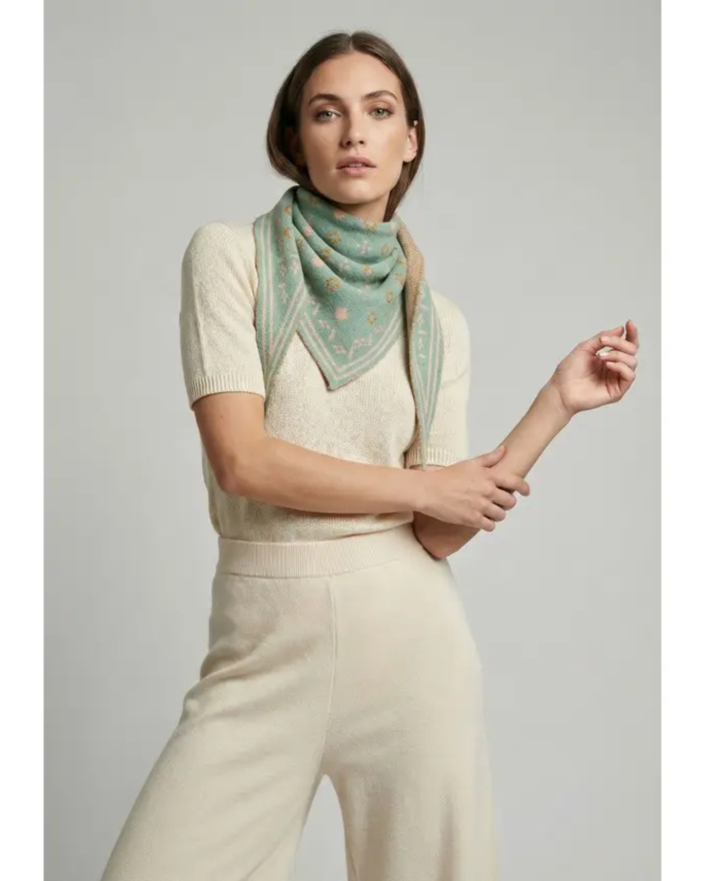 Scarf by Saachi / Light Blue