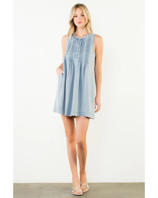 Pintuck Dress by THML