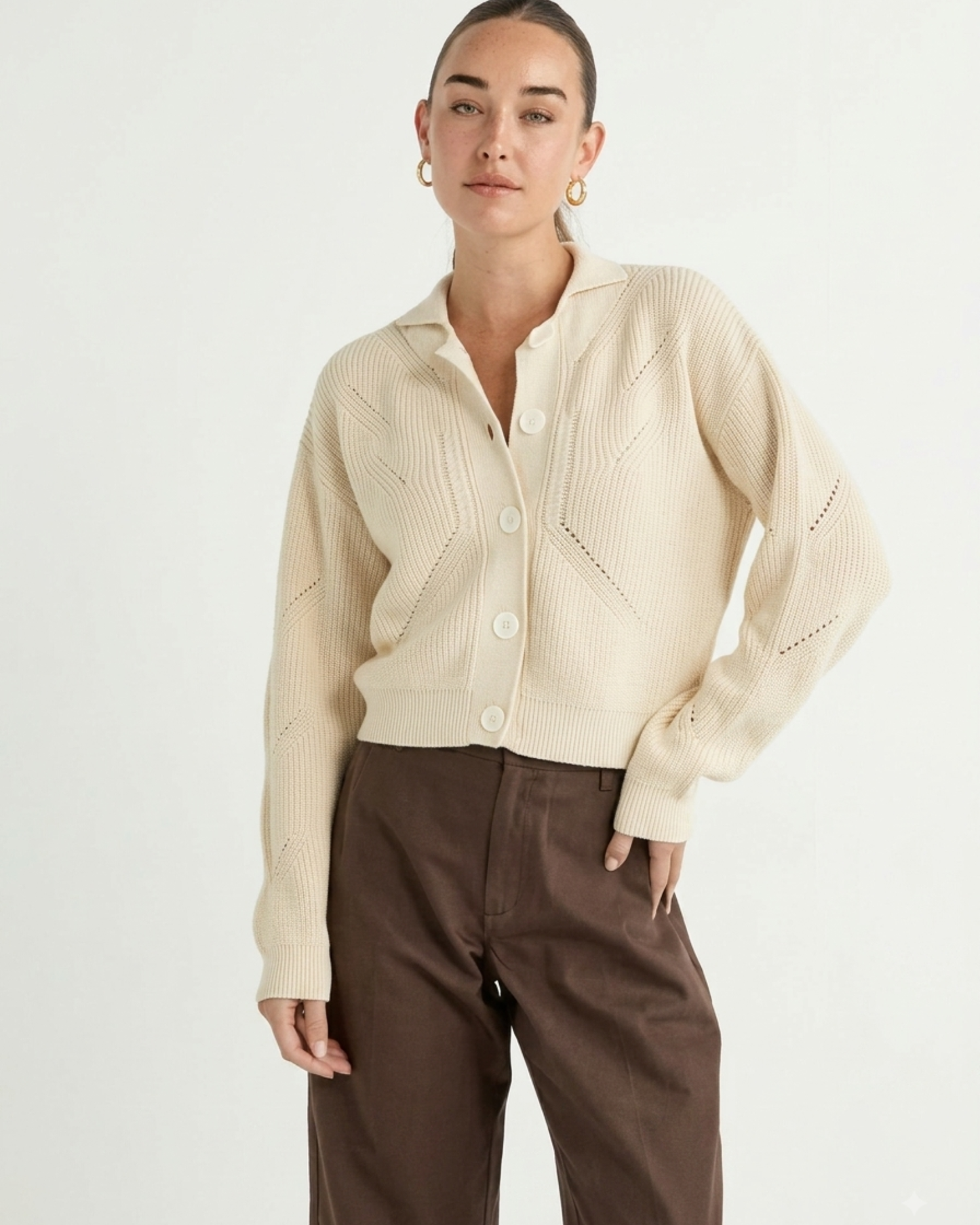 Hucker Cardigan by Sundays / Cream