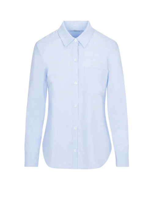 Harper Poplin Shirt by Phoebe Jon / Light Blue