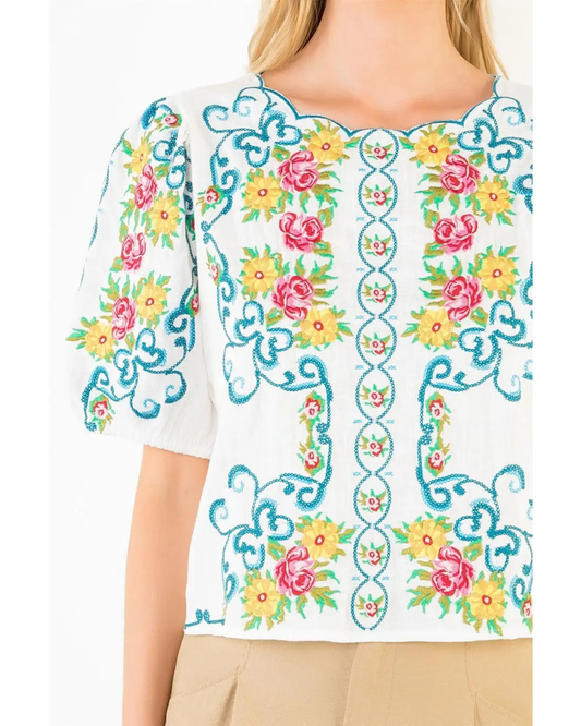 Floral Top by THML