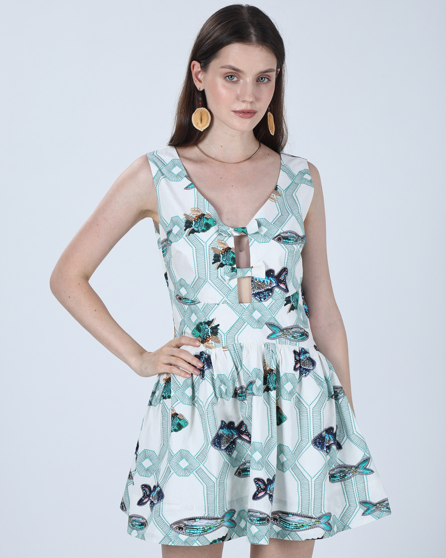 COMING SOON Hope Mini Dress / Santorini Fish