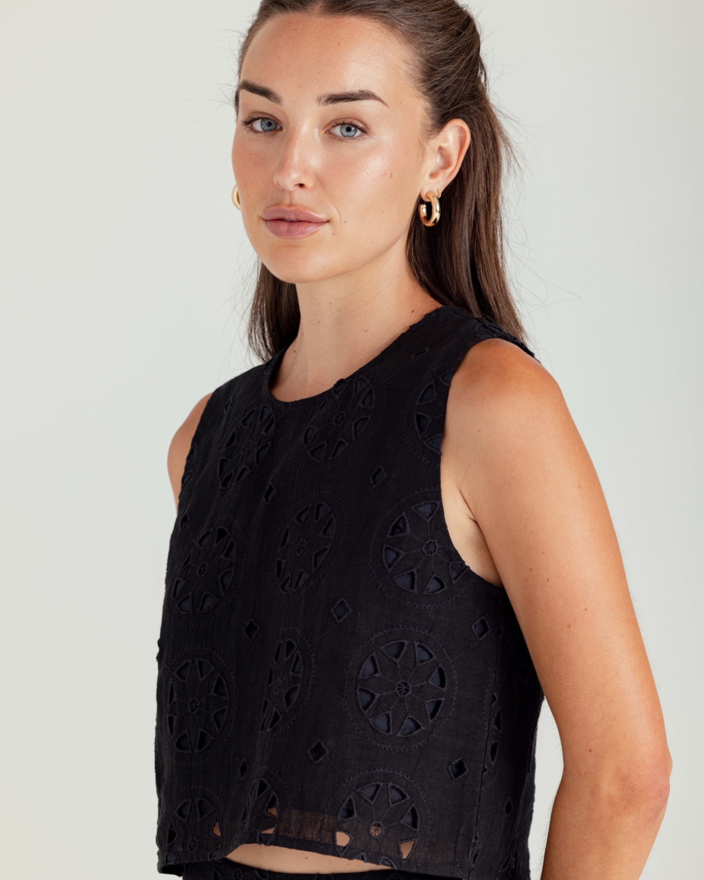 Linen Rae Top by Sundays / Black