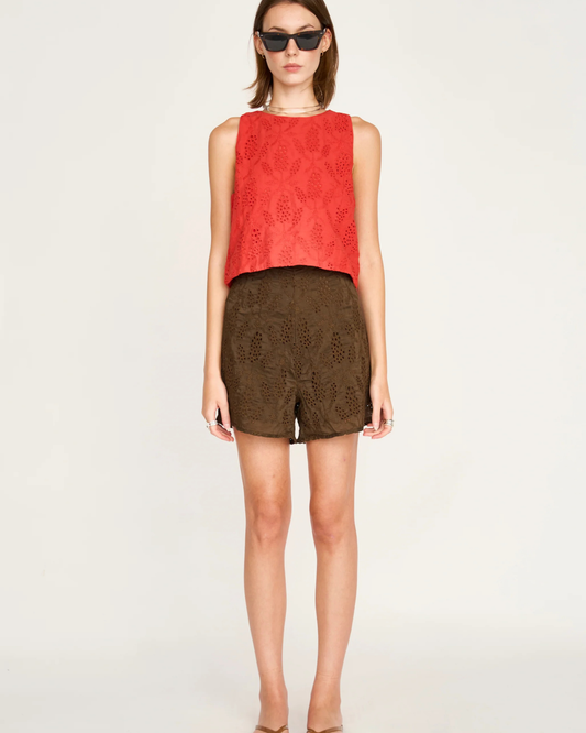 Santanyi Tank by Mirth / Chili Hyacinth Eyelet