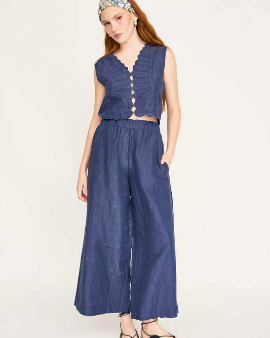 Barcelona Sunrise Top by Mirth / Blueberry