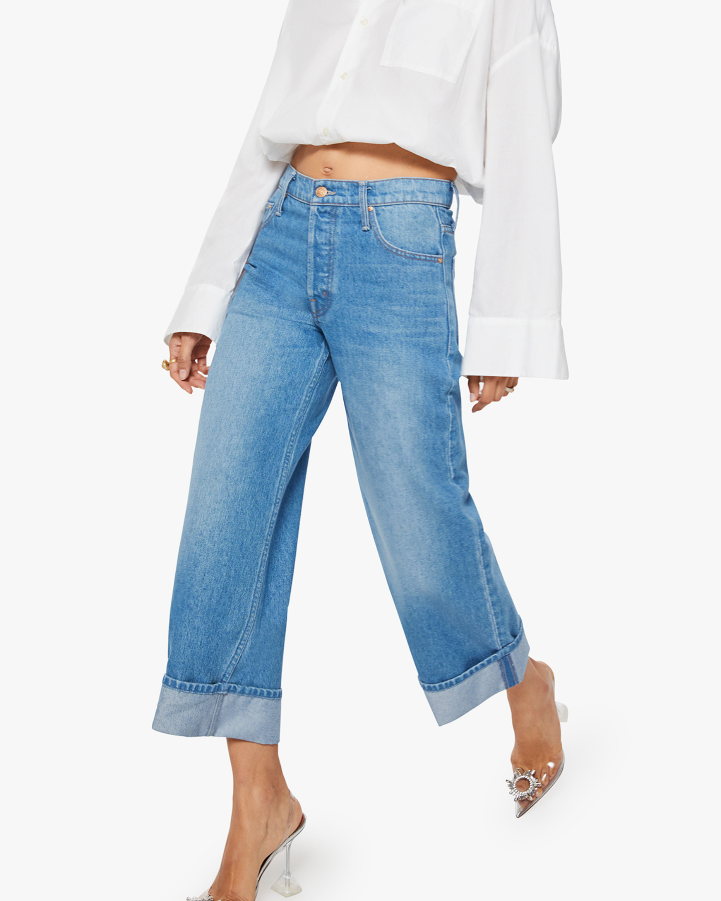 The Smoothie Crop Cuff by Mother
