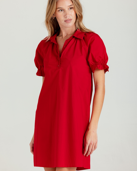 Crew Dress by Sundays / Montauk Red