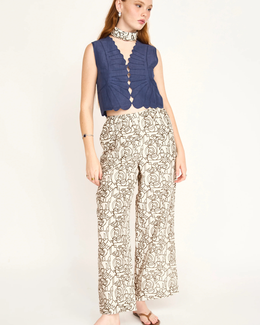 Baden Pant by Mirth / Chocolate Heka