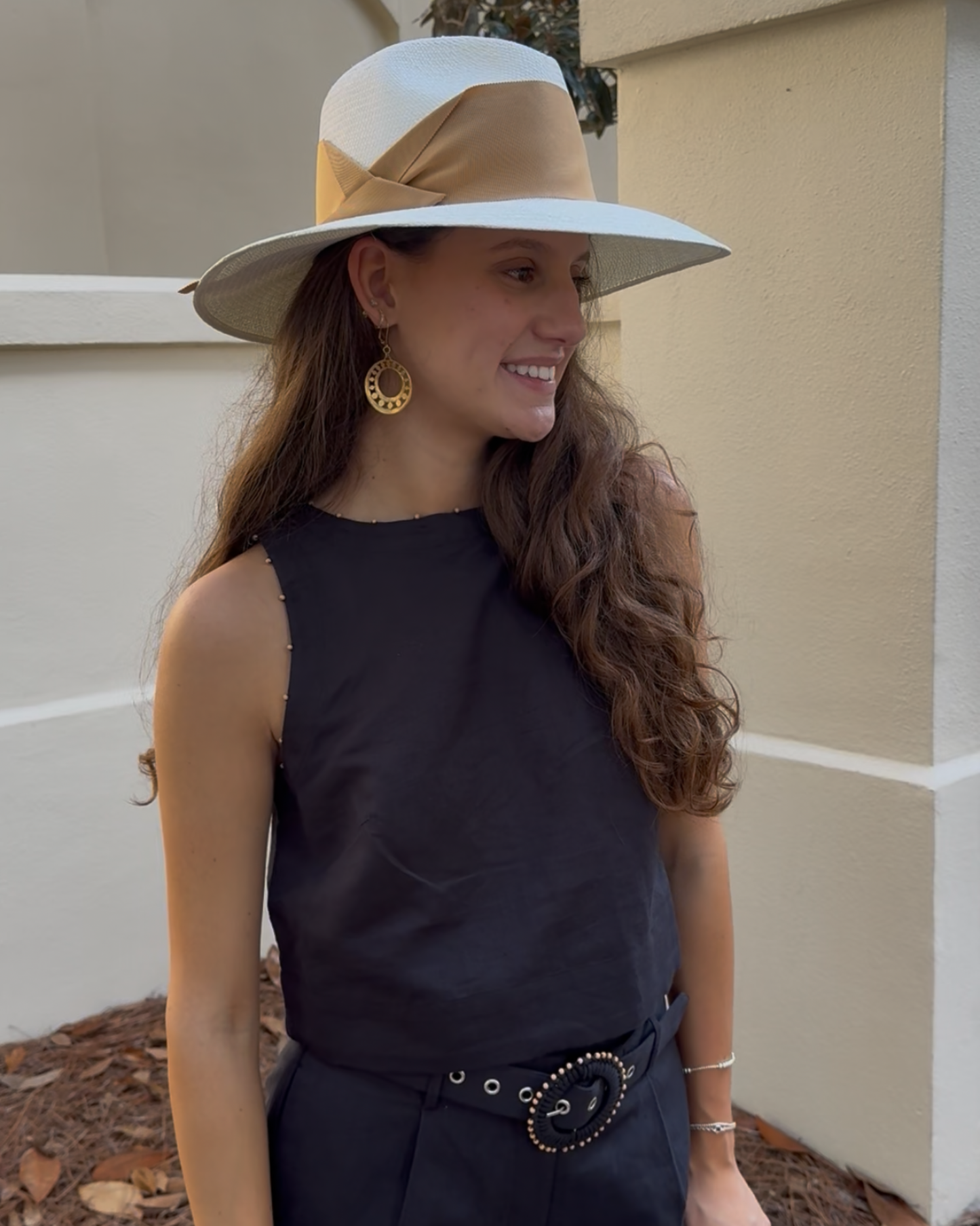 Button Detail Crop Top by Hemant & Nandita