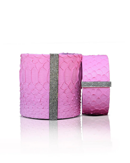 Small Python Cuff by S. Carter Designs / Pink