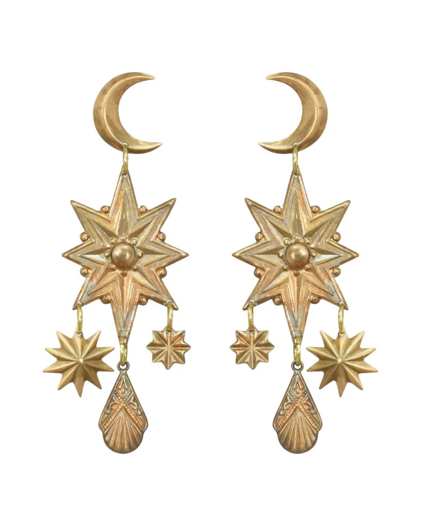 Astronomy Sun Moon + Stars by We Dream In Colour