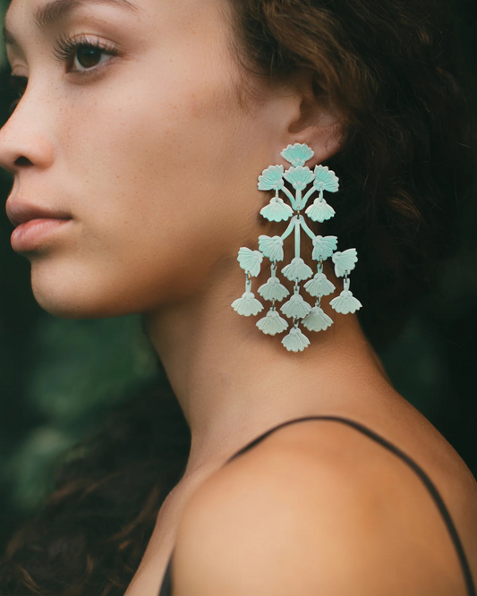 Mimosa Mint Earrings by We Dream In Colour