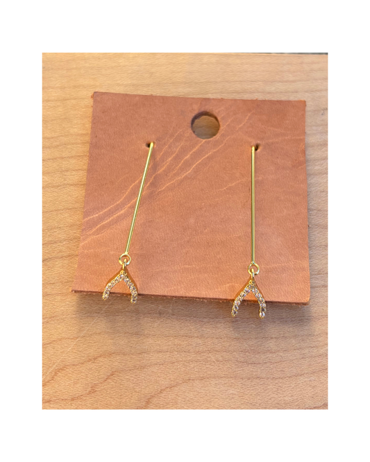 Wishbone Earrings by Merry Beth Myrick