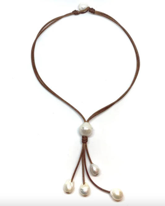 Willow Baroque Pearl Necklace by Wendy