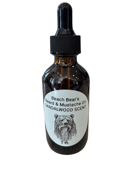 Beach Bear's Beard & Mustache Oil by Kendall