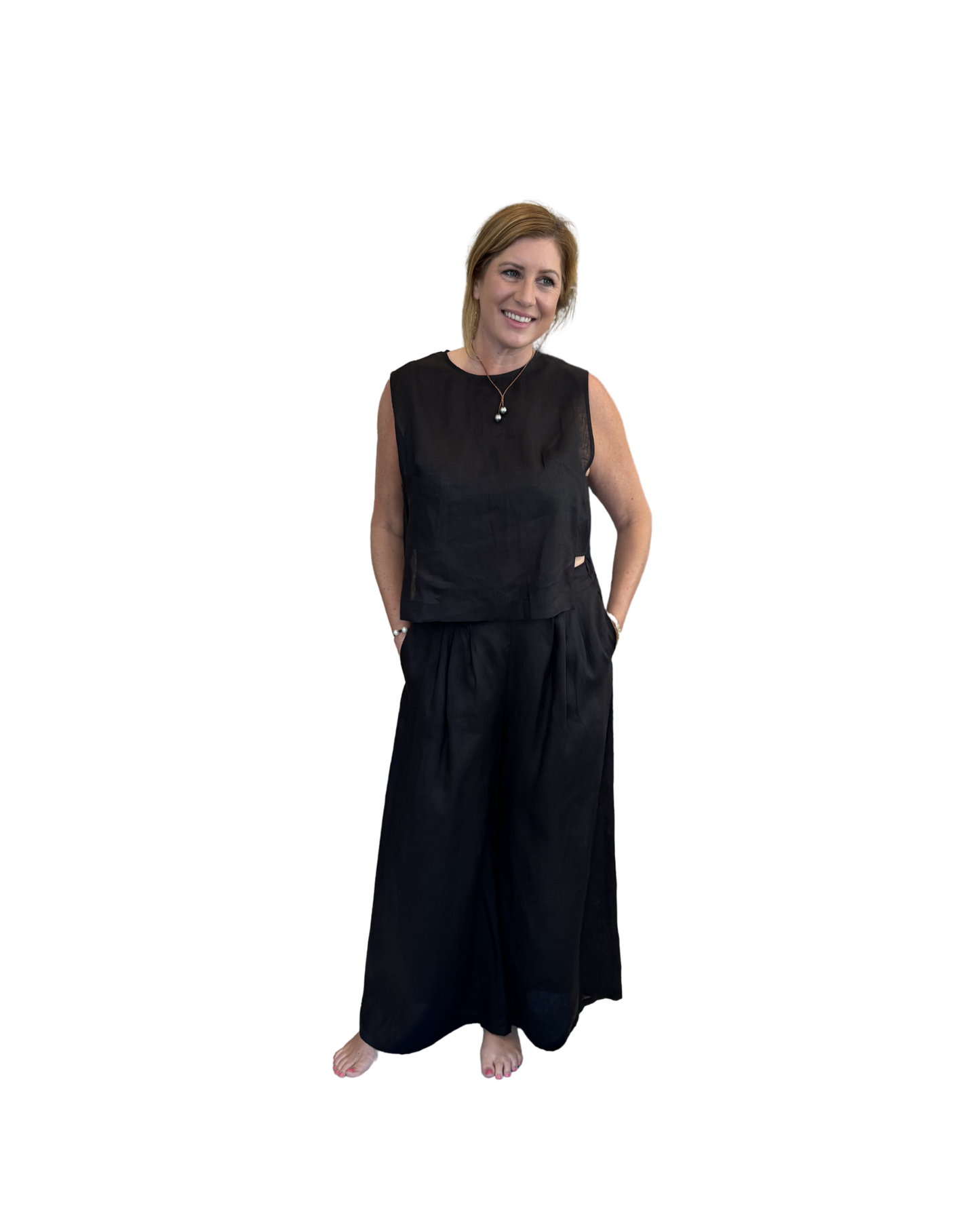 Pleated Pants by Kori / Black