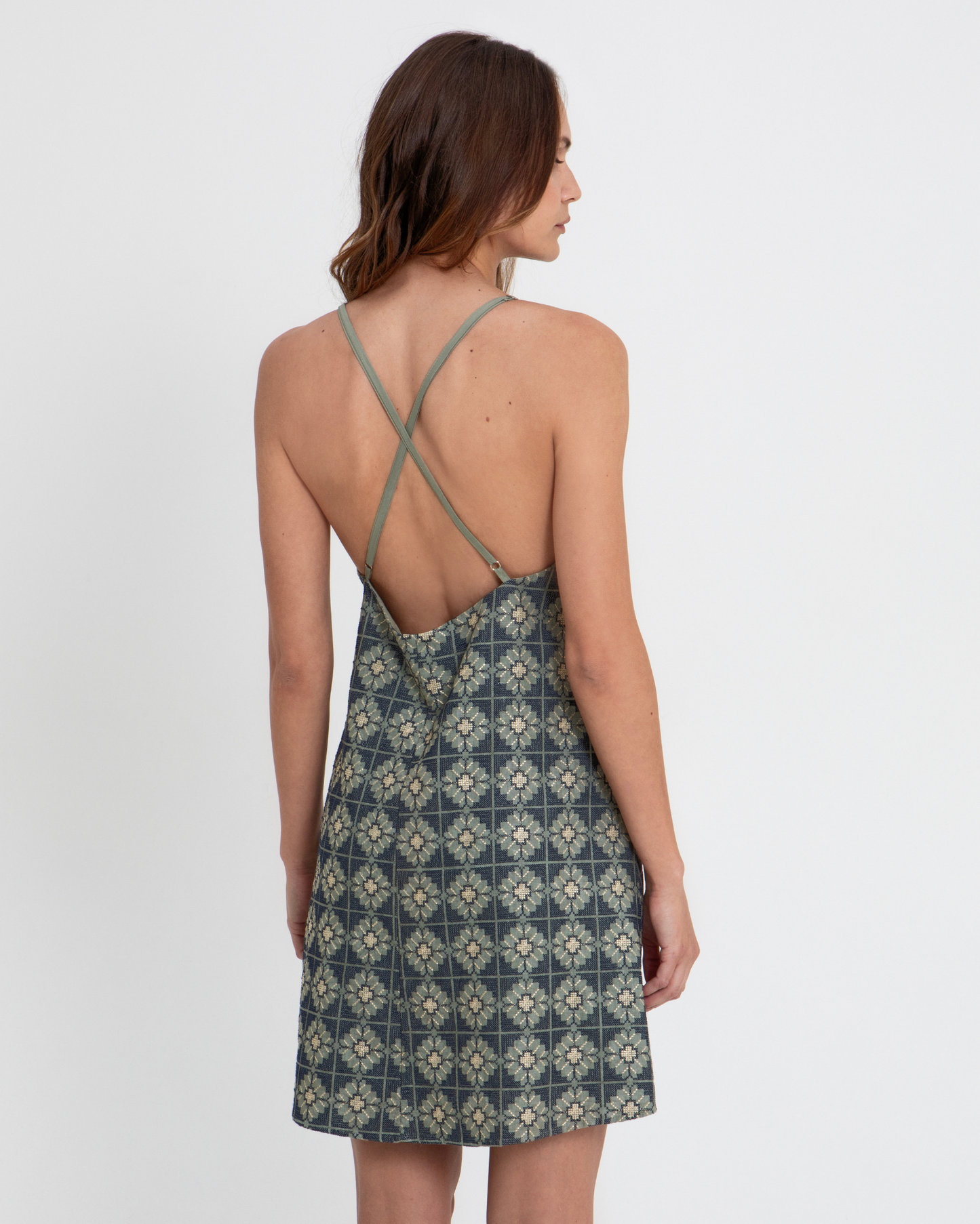 Mini Daisy Dress by Kori / Sage & Navy