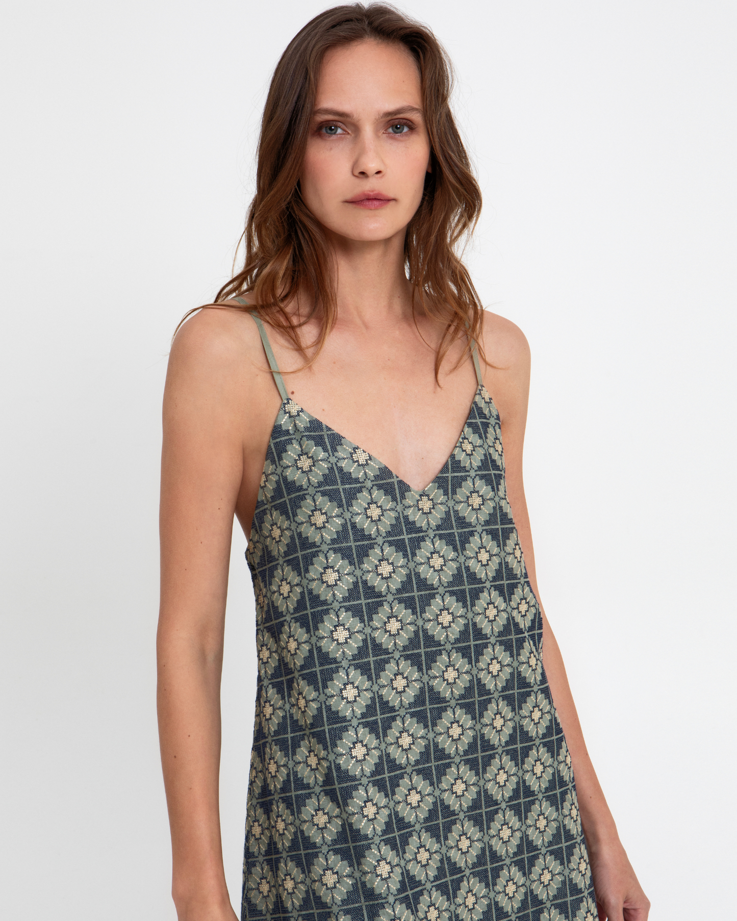 Mini Daisy Dress by Kori / Sage & Navy