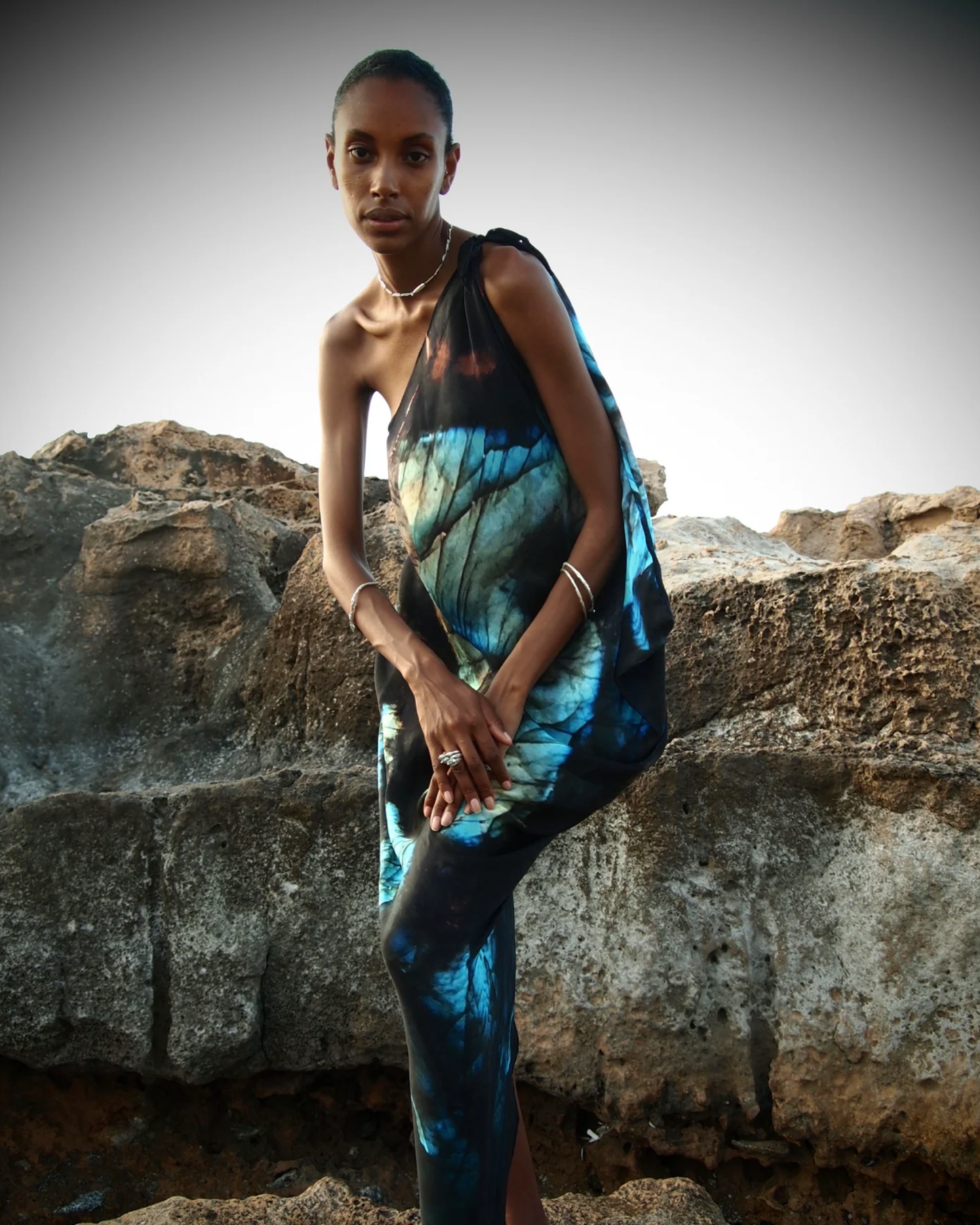 River Kaftan Dress / Schiller Print