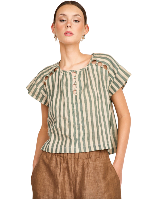 Merida Top by Mirth / Safari Stripe