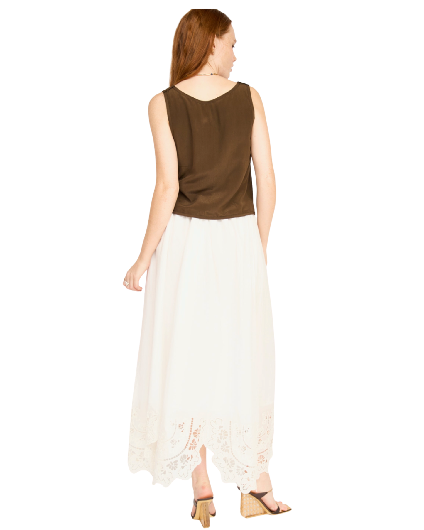 Petra Skirt by Mirth / White Lotus Eyelet