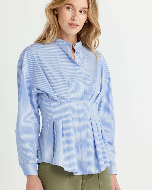 Oscar Shirt by Sundays / Cambridge Stripe