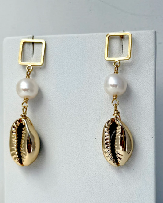 Shell Earrings by Merry Beth Myrick