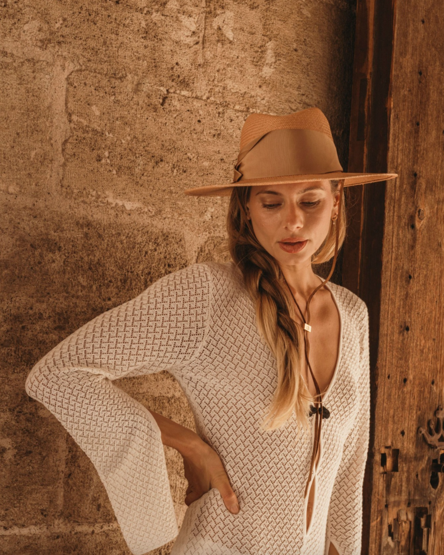 Field Gardenia Hat by Freya / Tan Camel