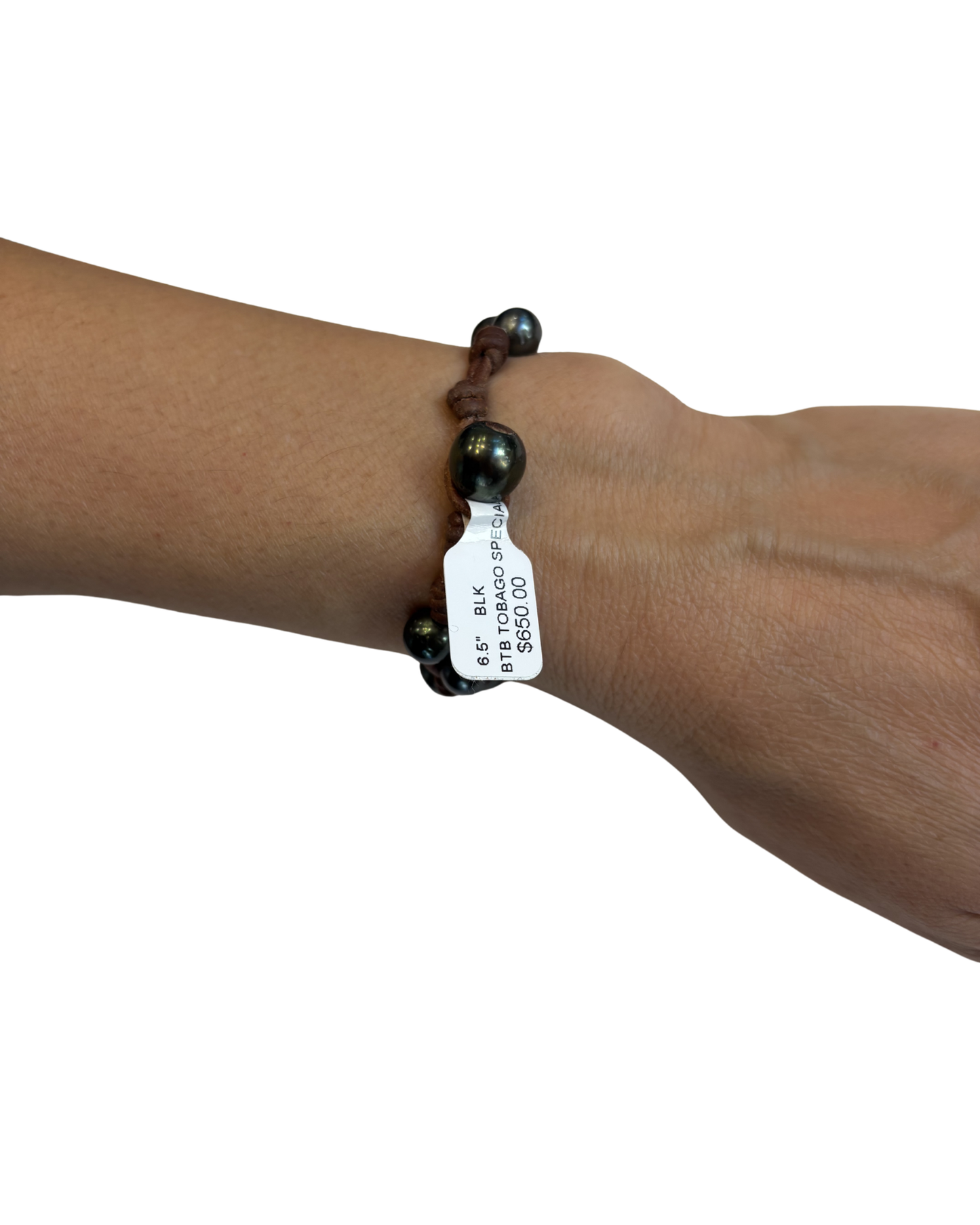Black Tahitian Pearl Tobago Bracelet by Wendy